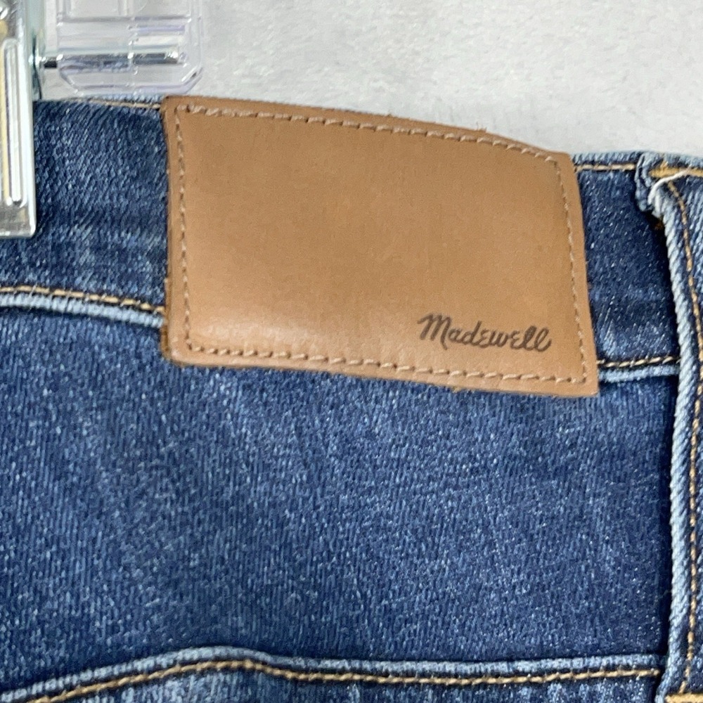 Madewell Curvy High Rise Skinny Womens Plus Size Blue Jeans Size 37 (14W) - Picture 7 of 10
